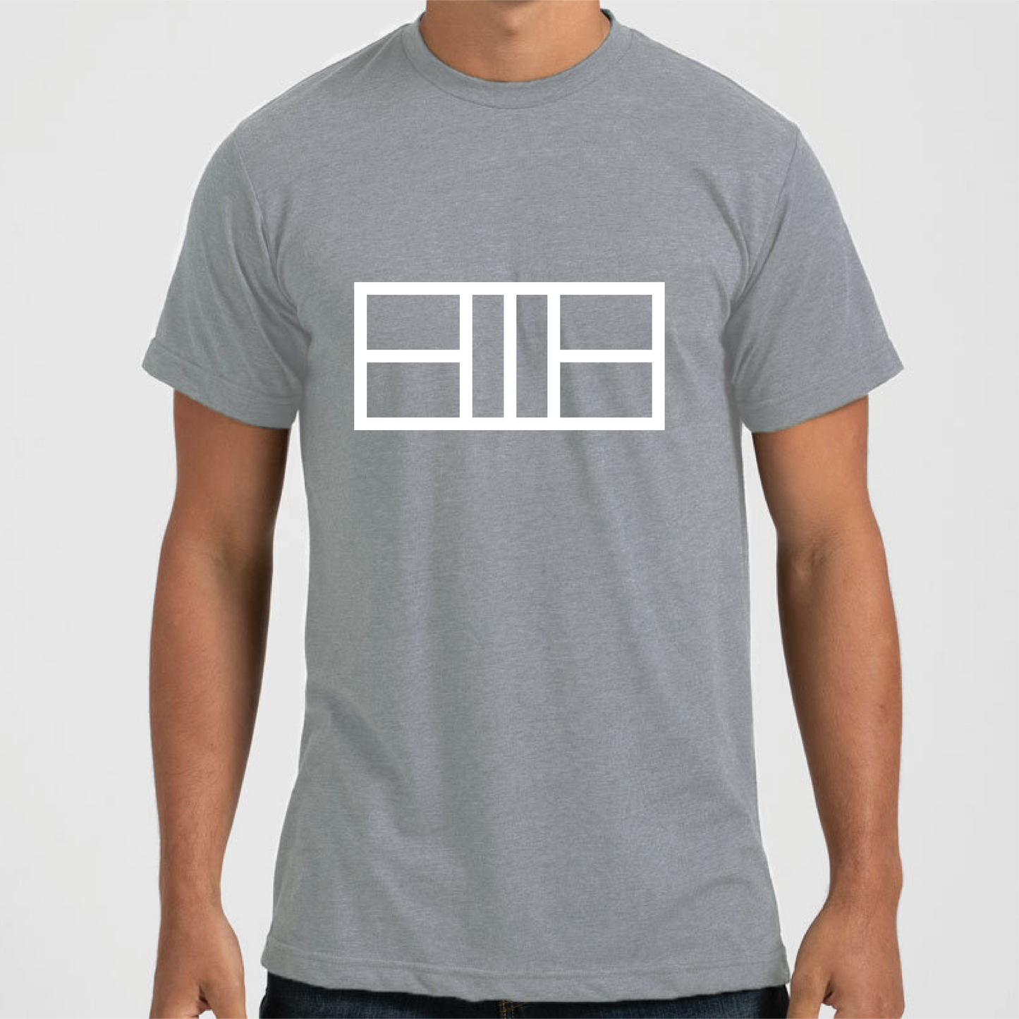 Pickleball Court T-Shirt - Heather Gray