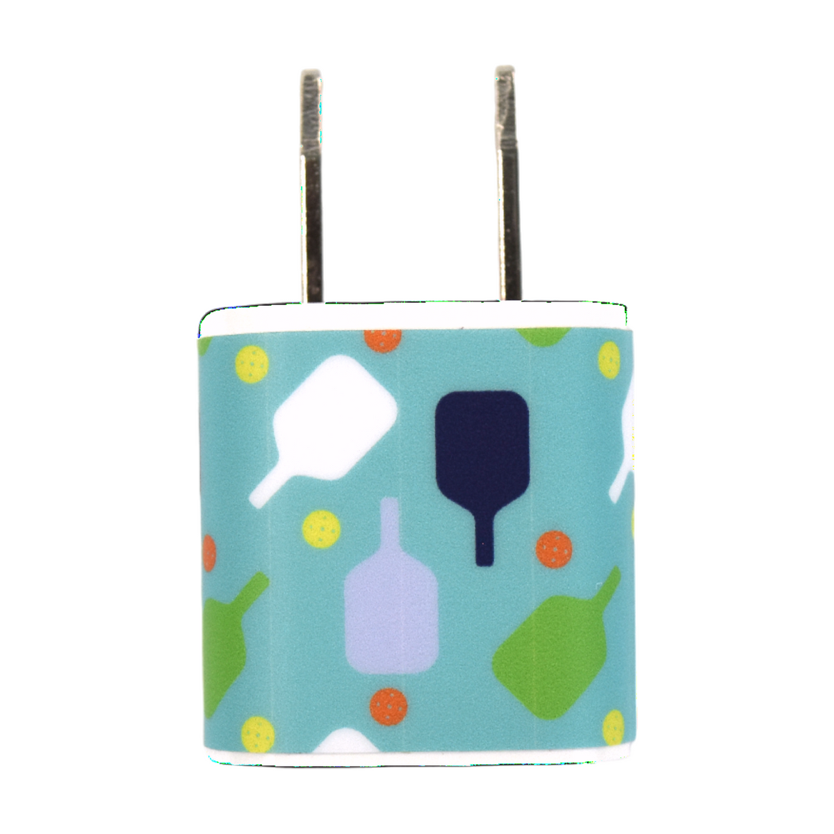 Tennis Racket Plug Pickleball USB Adapter Plug (Teal) | Racquet Inc