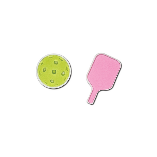 Pickleball Shoe Charms - Pink (2-Pack)