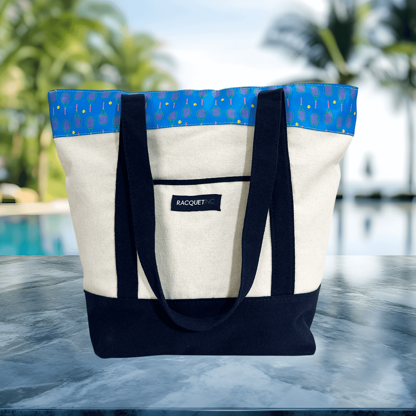 The Off-Court Tennis Carryall Tote Bag - Blue