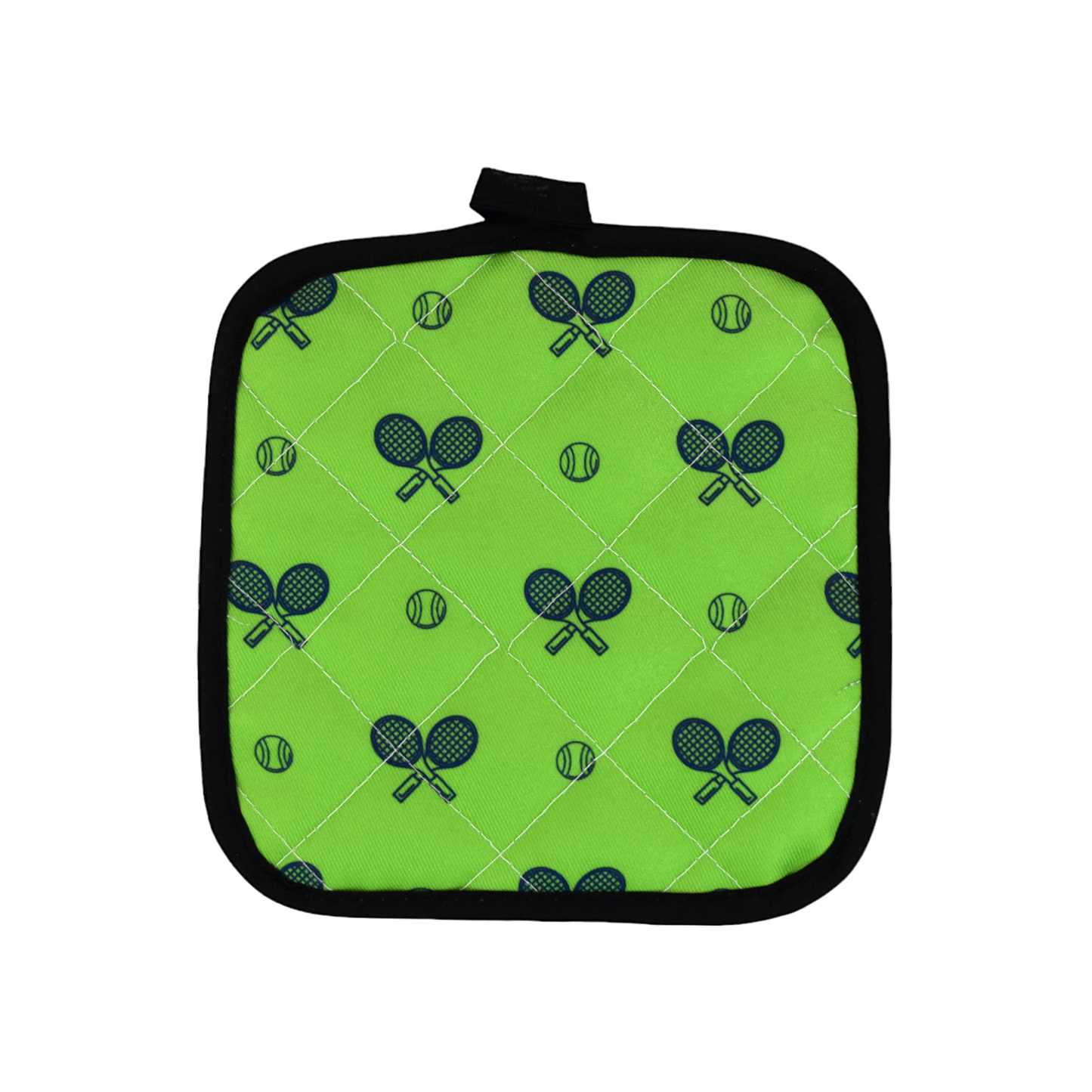 Tennis Pot Holder - Grass Court Green