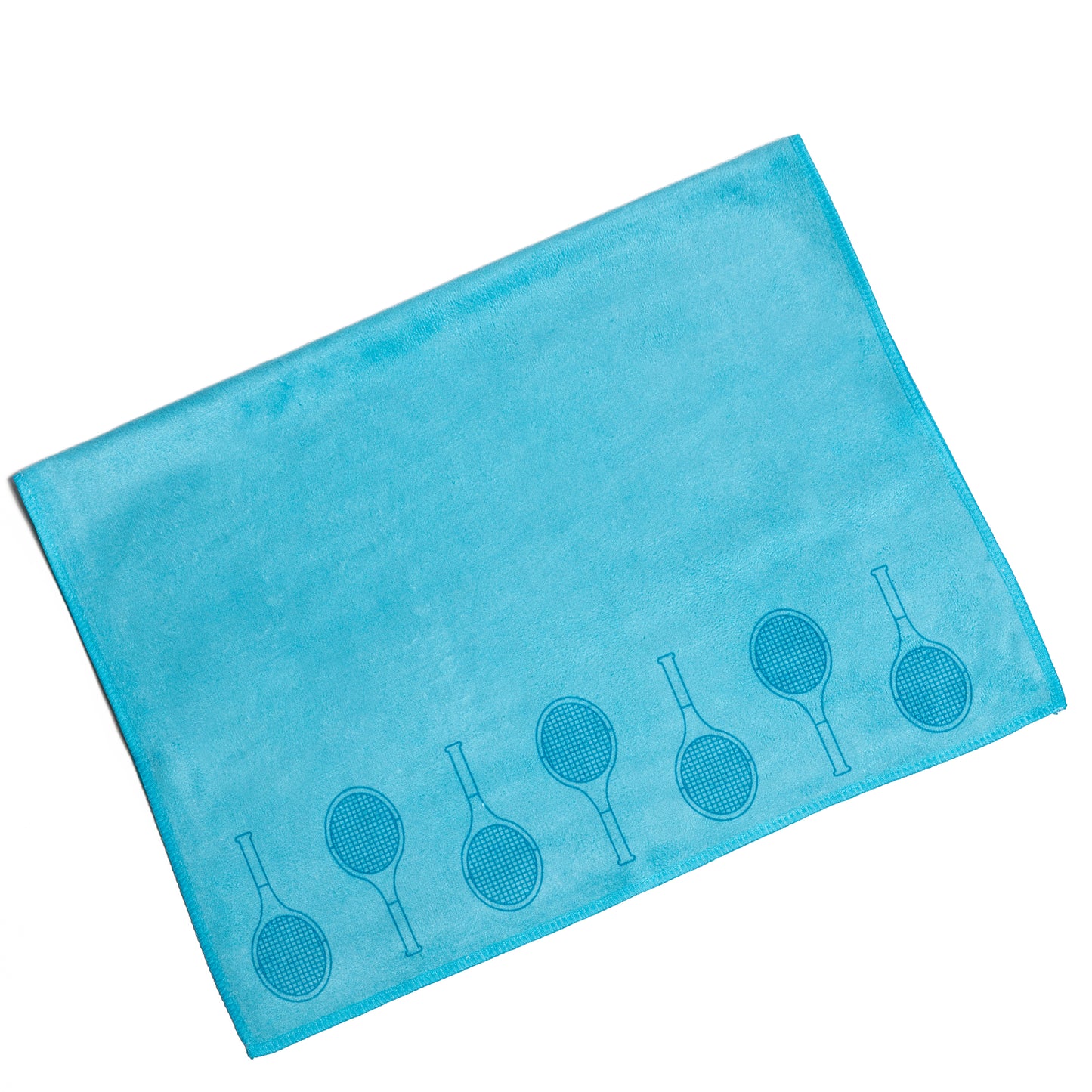 Tennis Towel - Teal - Tennis Racquets