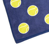 Products Tennis Towel - Indigo _ up close
