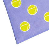 Products Tennis Towel - Periwinkle _ up close