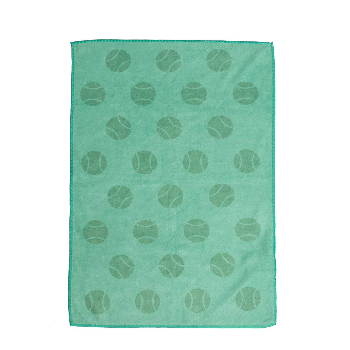Tennis Towel - Green - Tennis Balls