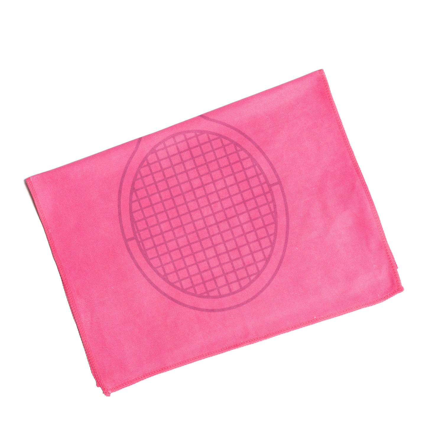 Tennis Towel - Pink - Tennis Racquet