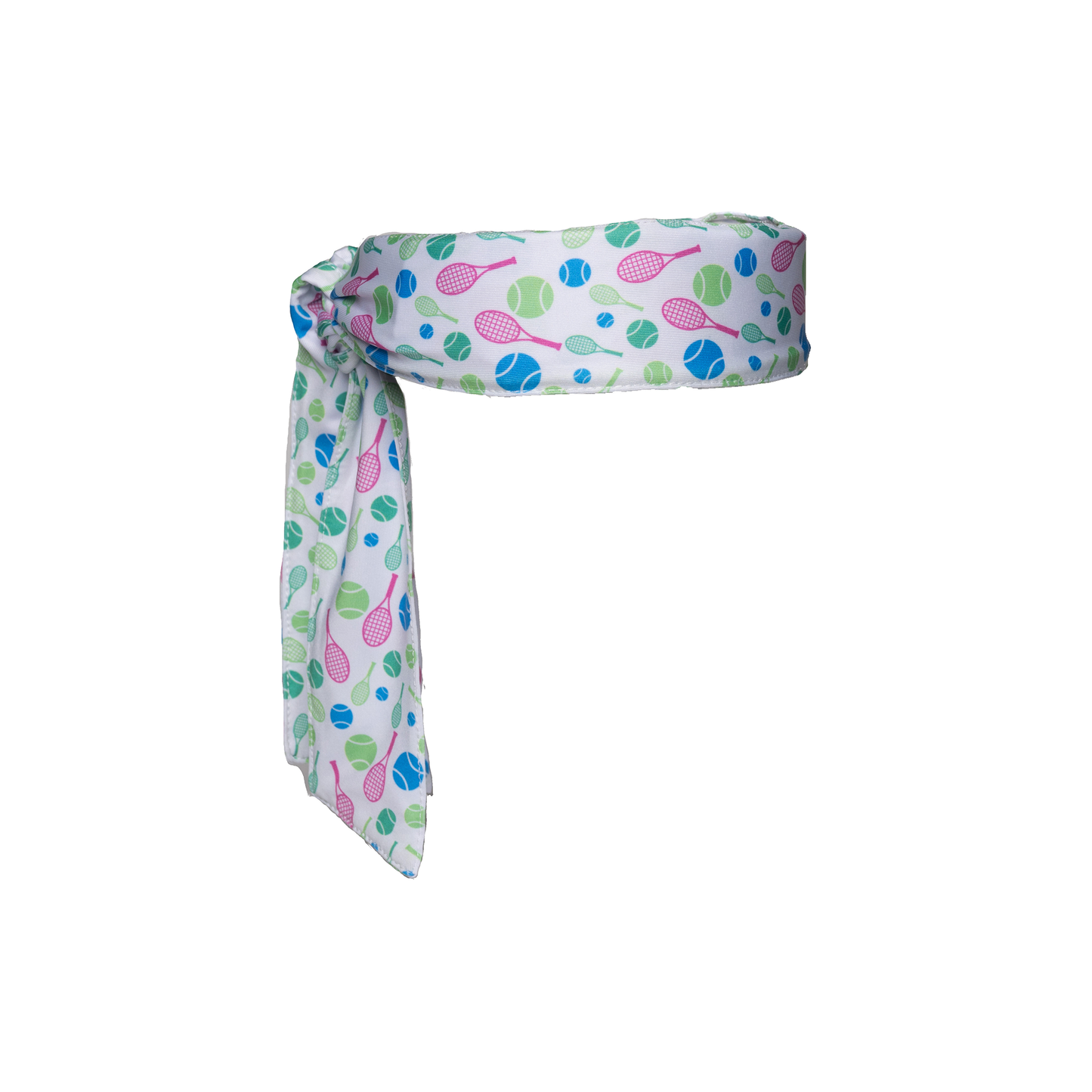 Tennis Headband Tie - White