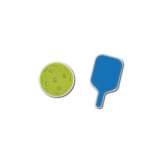 Pickleball Shoe Charms - Pickleball Ball & Pickleball Paddle