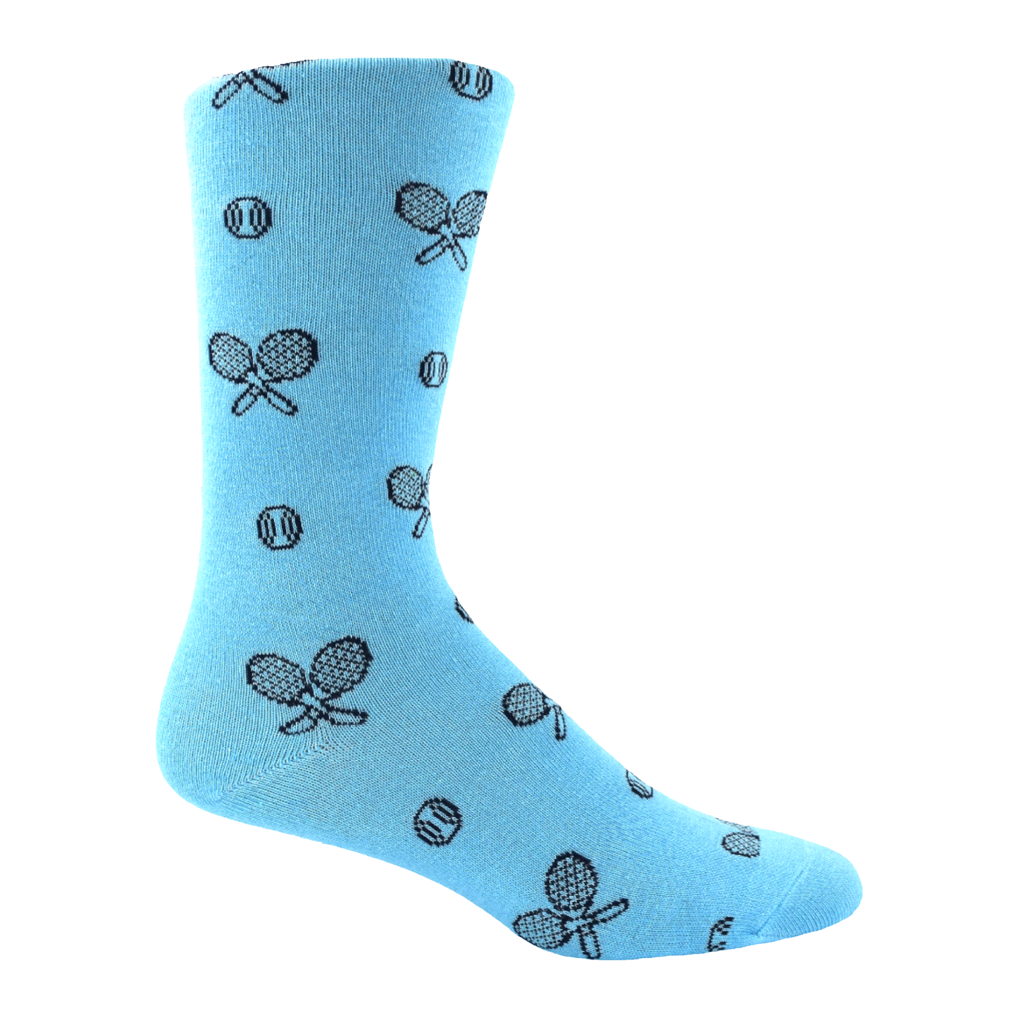 Men's Tennis Dress Socks - Clear Skies Blue Racquet Inc Men's Tennis Dress Socks - Clear Skies Blue Racquet Inc