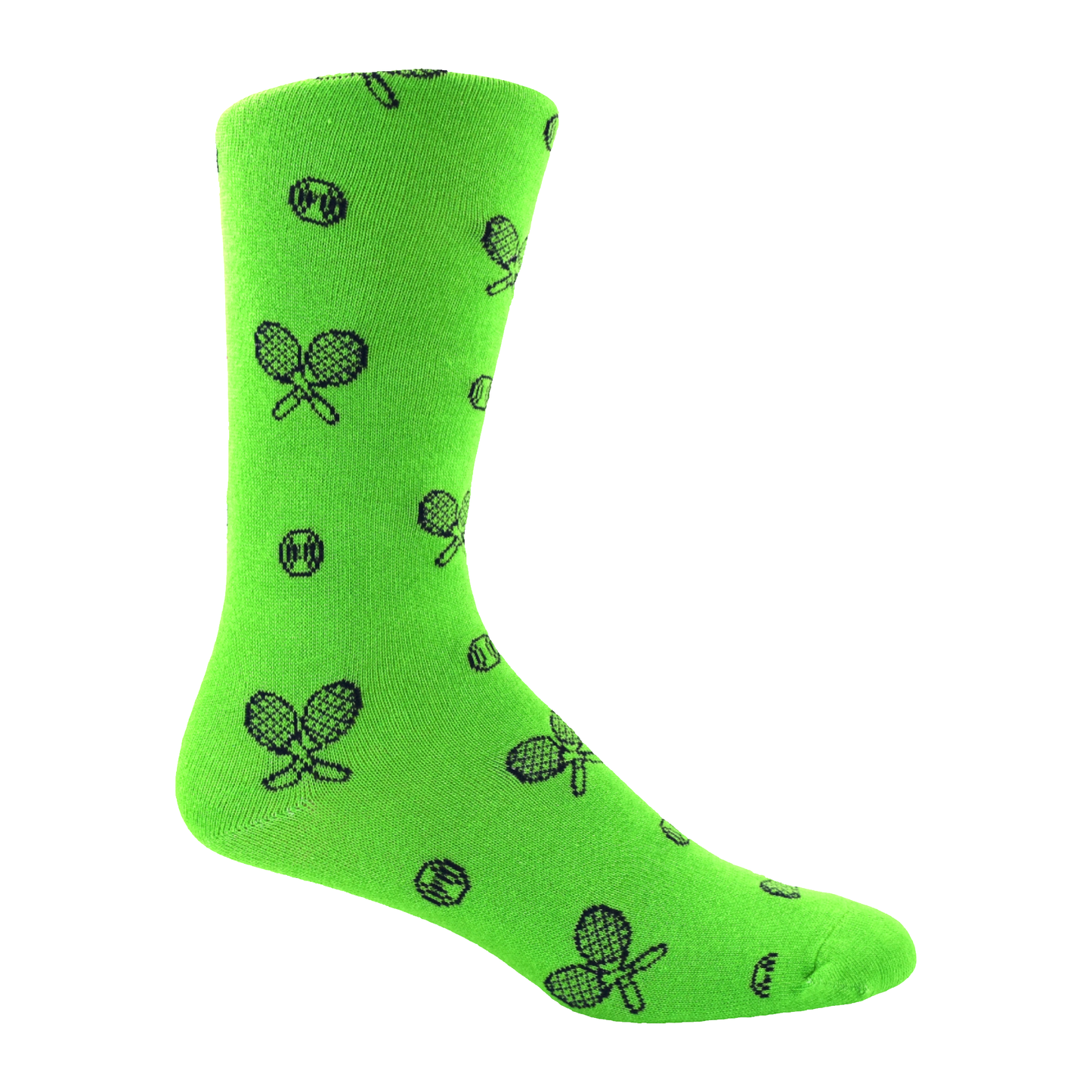 Men's Tennis Dress Socks - Grass Court Green