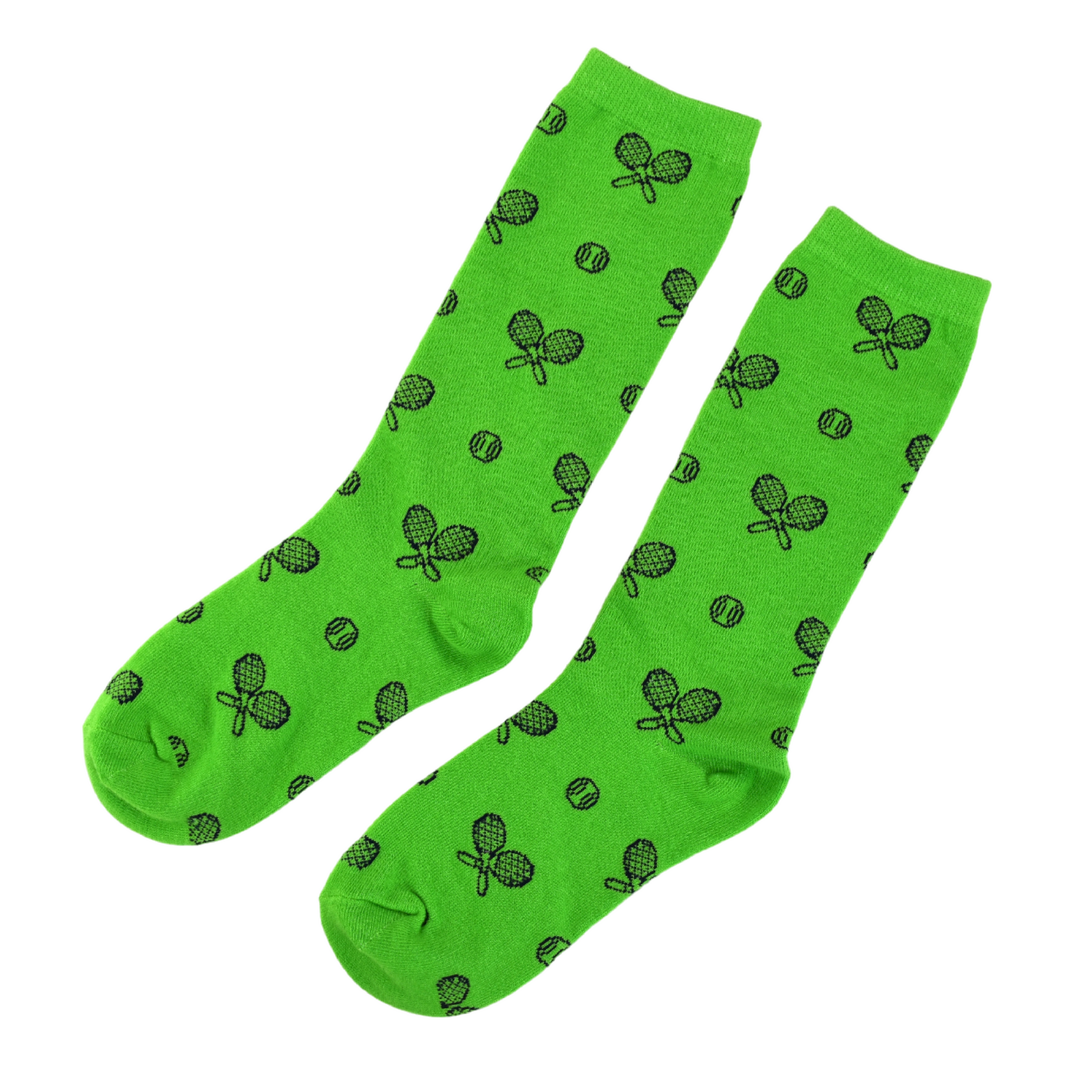 Racquet Inc. Novelty Tennis Dress Socks Green