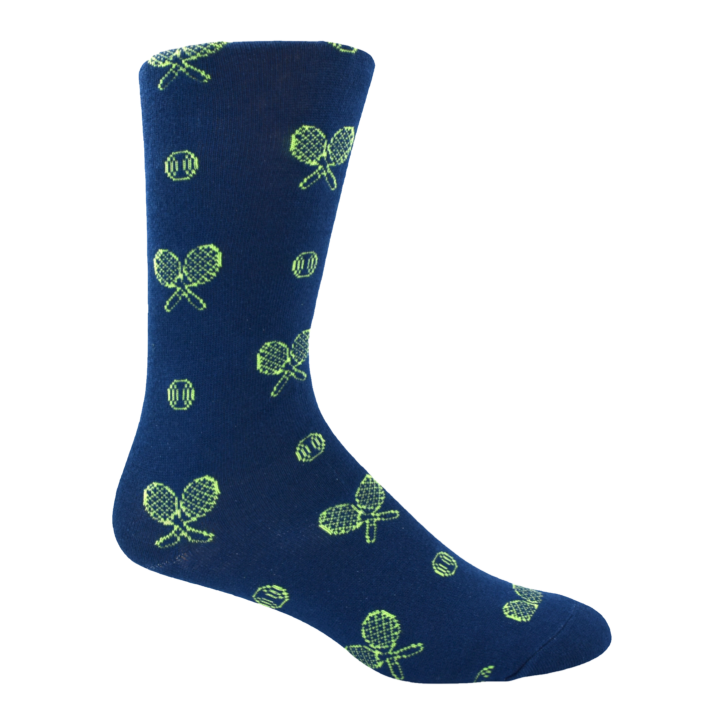 Men's Tennis Dress Socks - Night Match Blue