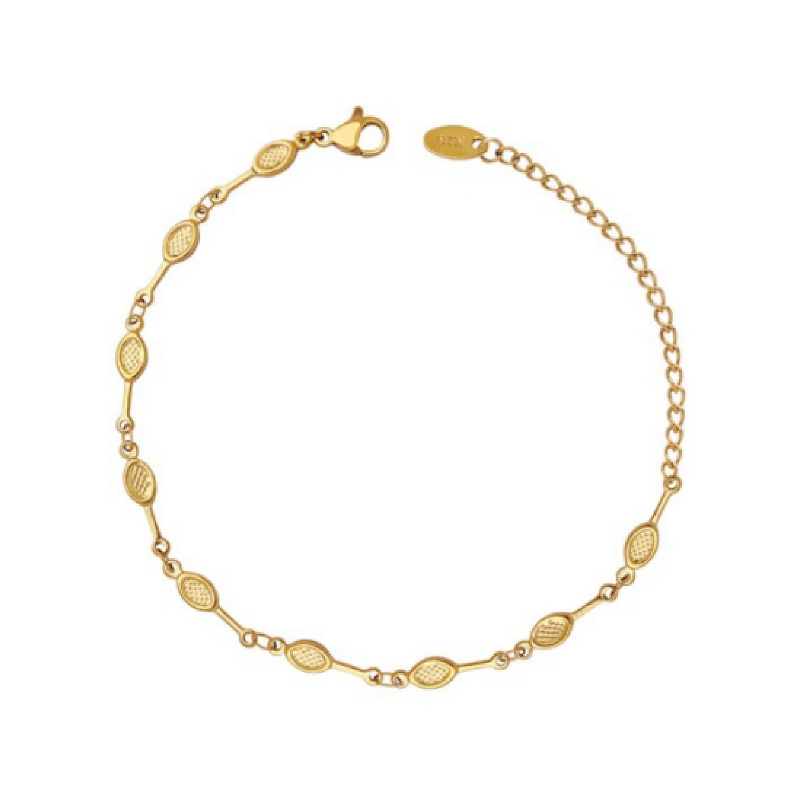 Tennis Racquet Bracelet Gold Racquet Inc