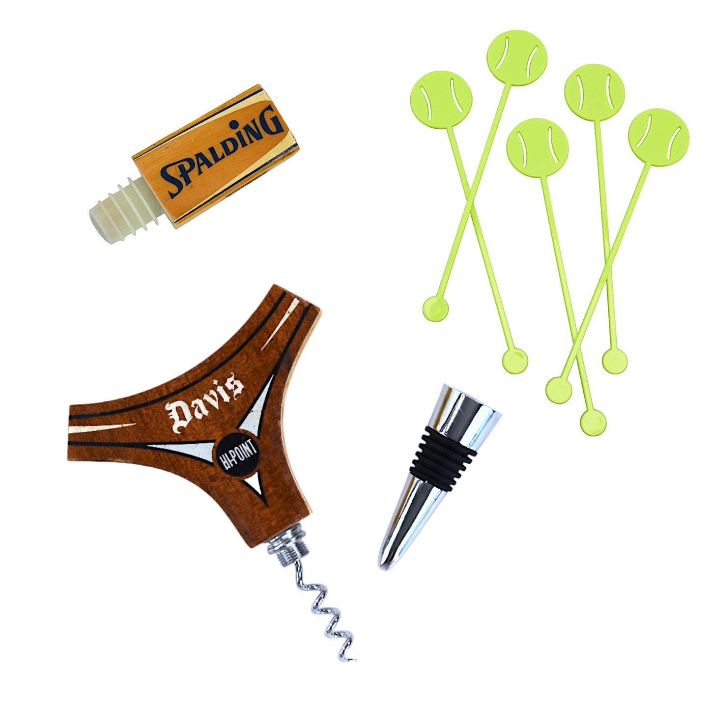 The Tennis Wine Lover's Bar Set