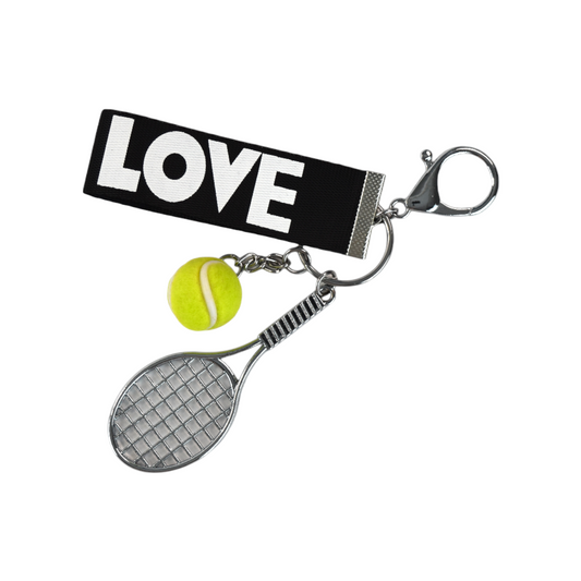 Tennis Racquet Keychain - Green