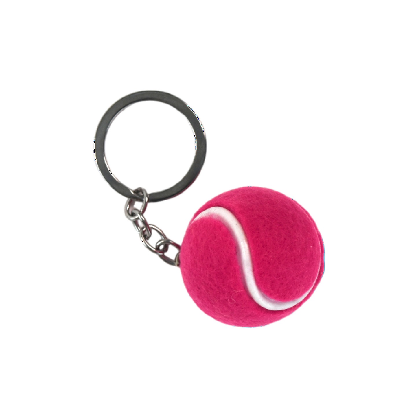Tennis Ball Keychain - Pink