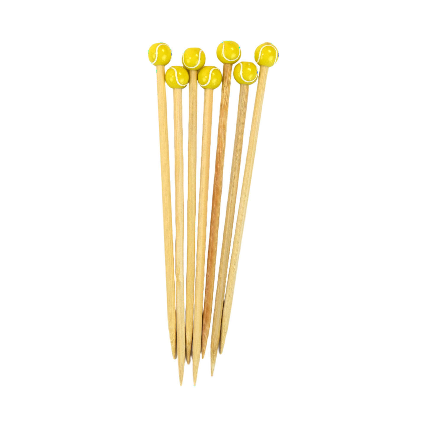 Tennis Ball Cocktail Picks (20-Pack)