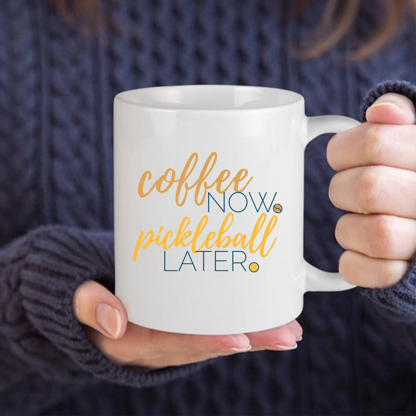 Pickleball Mug - Coffee Now Pickleball Later