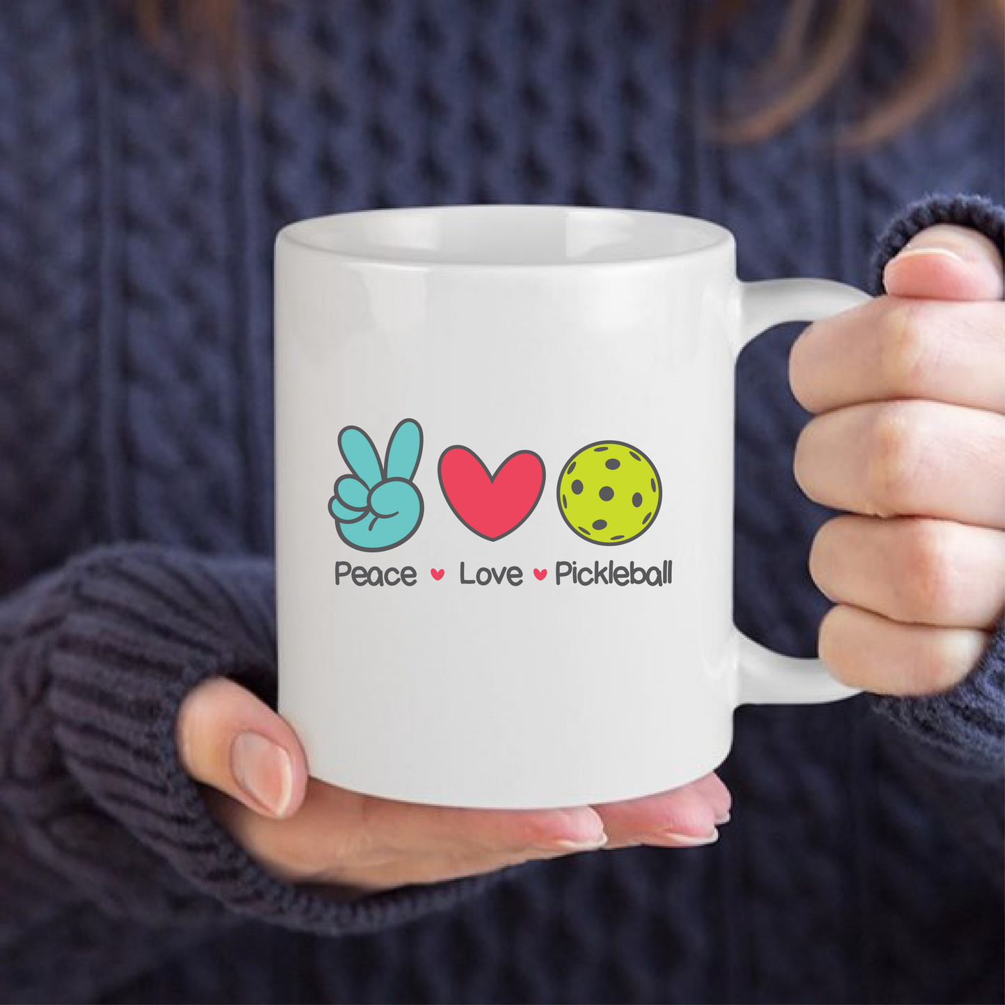 Pickleball Mug - Peace Love Pickleball