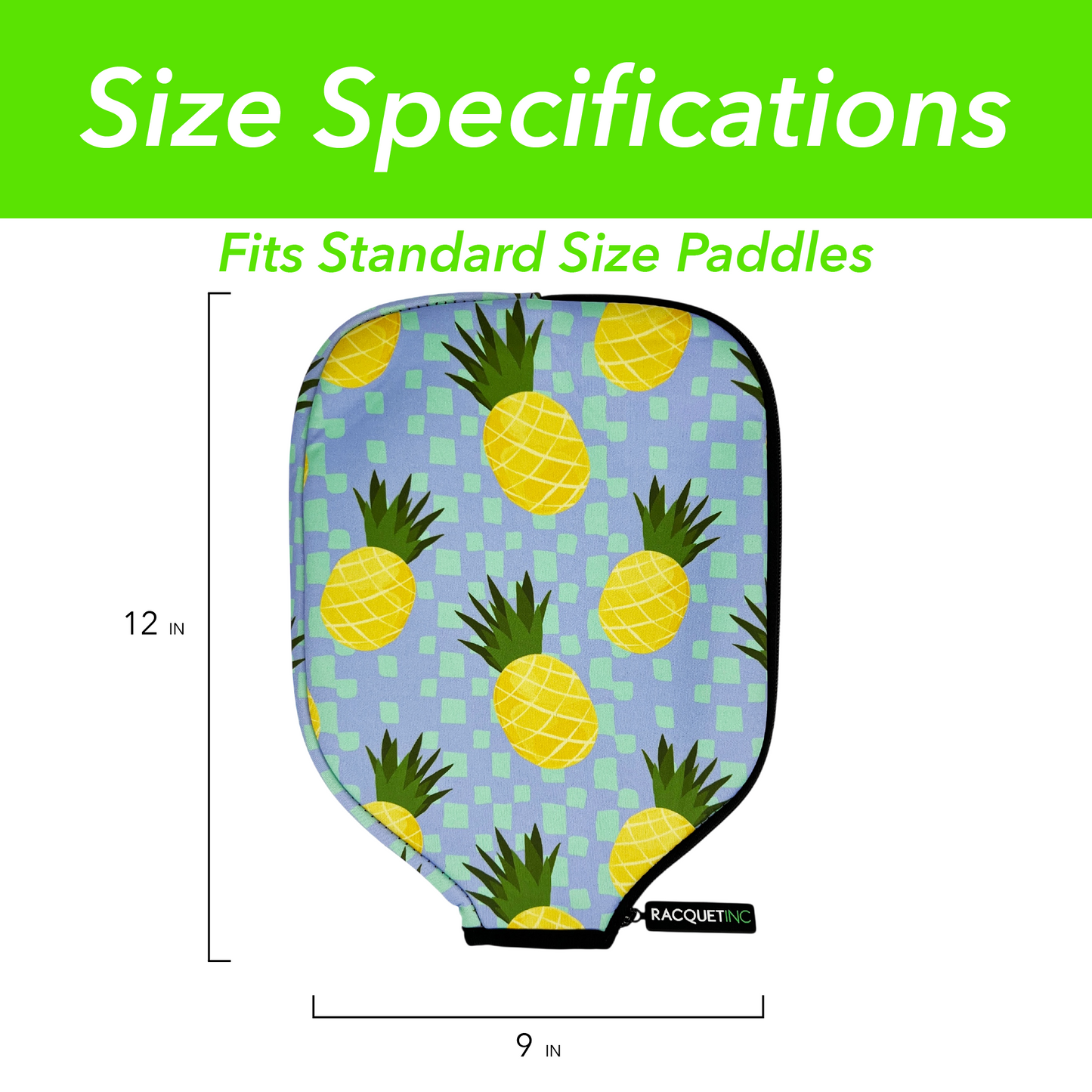 Pickleball Paddle Cover Sleeve - Tropic Topspin