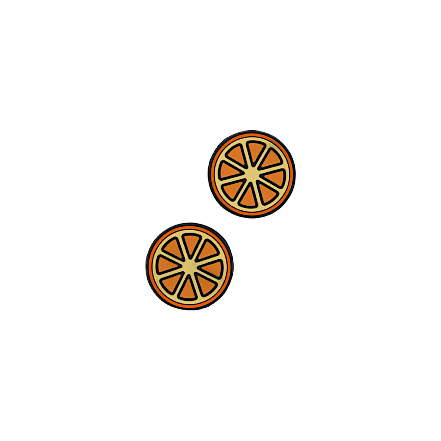 Delicious Dampeners - (2-Pack) Orange - Food Tennis Vibration Dampener