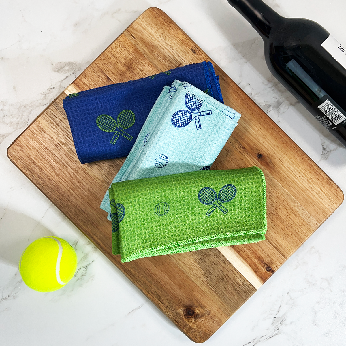 Tennis Dish Towel - Clear Skies Blue
