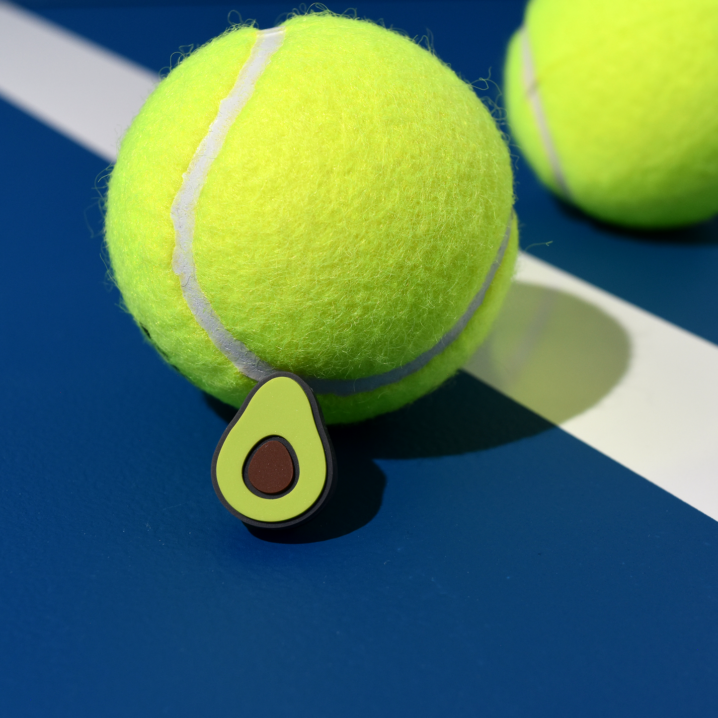 Delicious Dampeners - (2-Pack) Avocado - Food Tennis Vibration Dampener