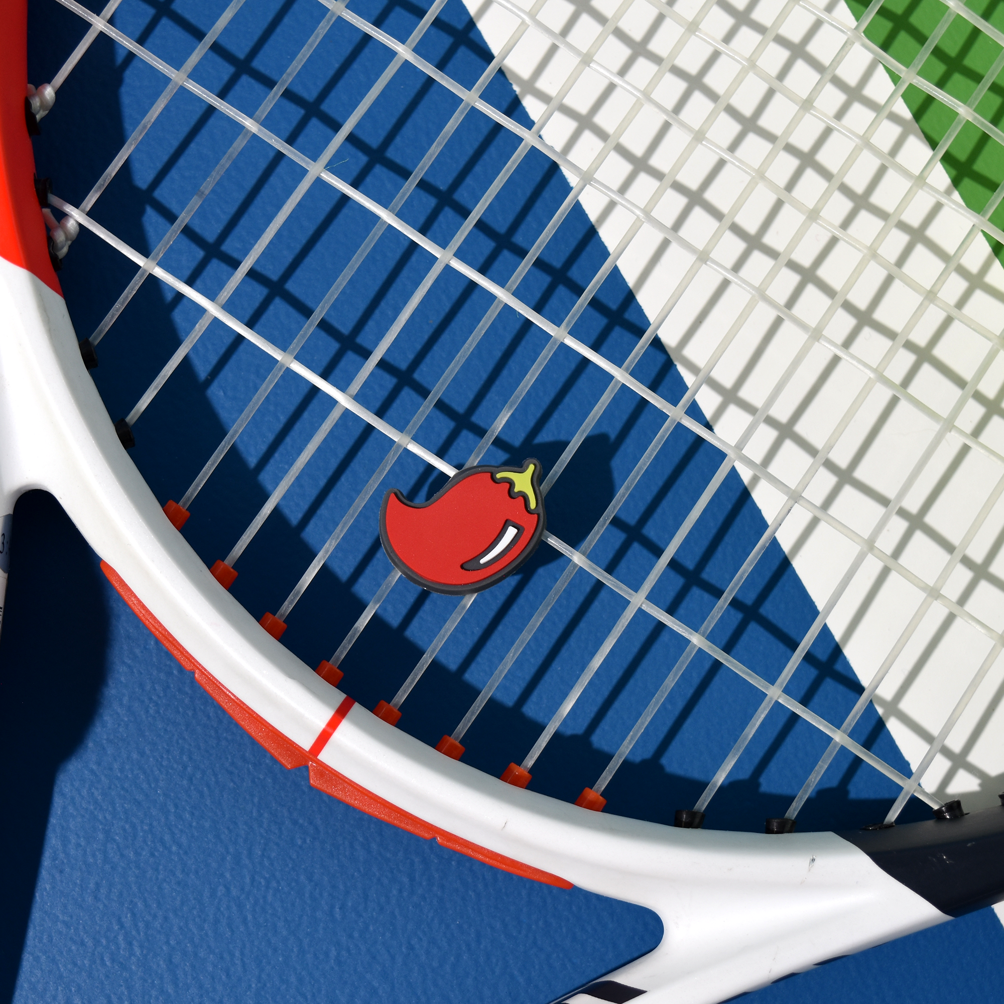 Racket Expressions Food-Themed Tennis Dampeners Multi-Pack (7-Pack) - Fun Vibration Stoppers & Great Tennis Gifts
