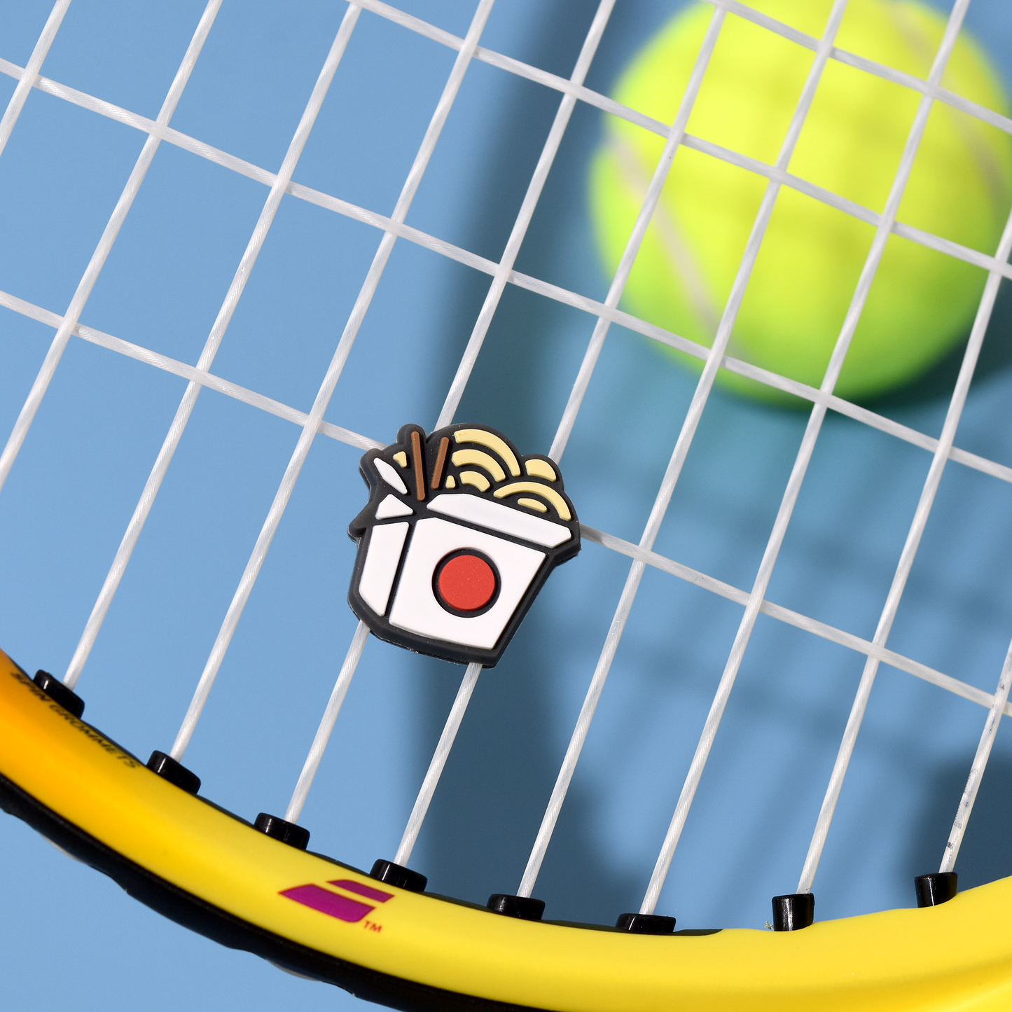 Delicious Dampeners - (2-Pack) Takeout Box - Food Tennis Vibration Dampener