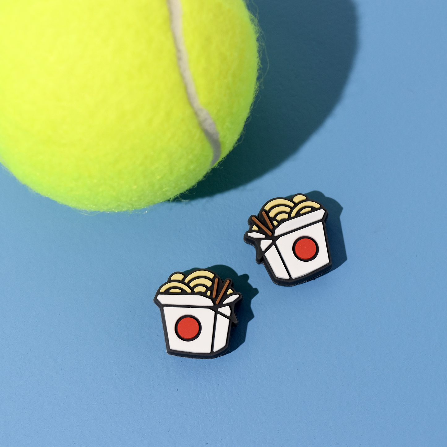 Delicious Dampeners - (2-Pack) Takeout Box - Food Tennis Vibration Dampener