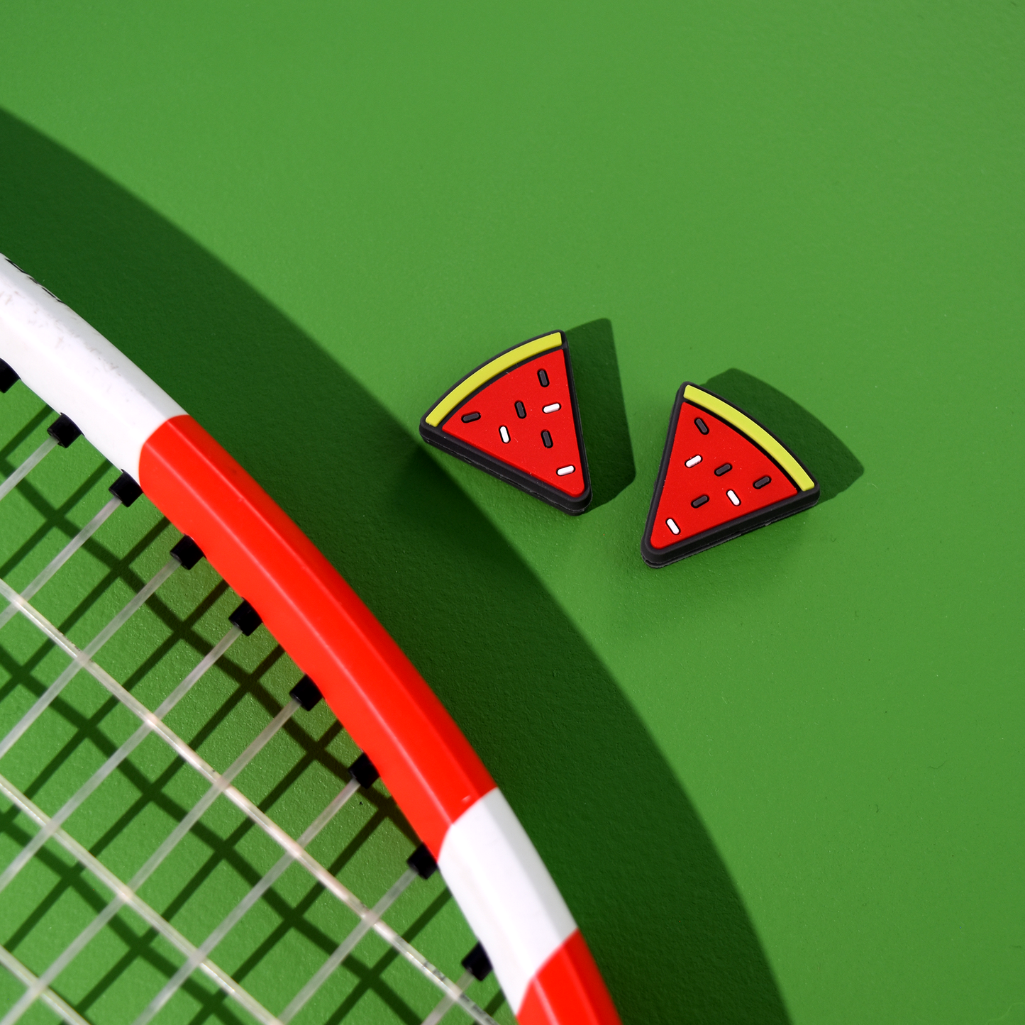 Delicious Dampeners - (2-Pack) Watermelon - Food Tennis Vibration Dampener