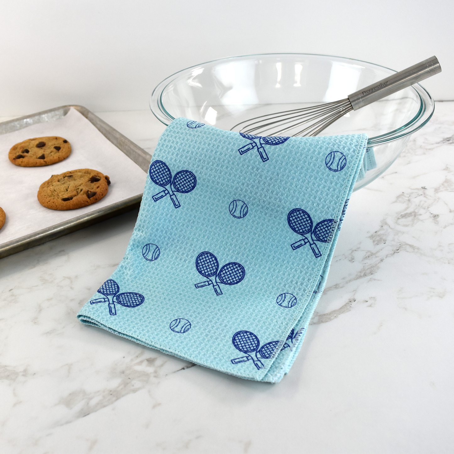 Tennis Dish Towel - Clear Skies Blue