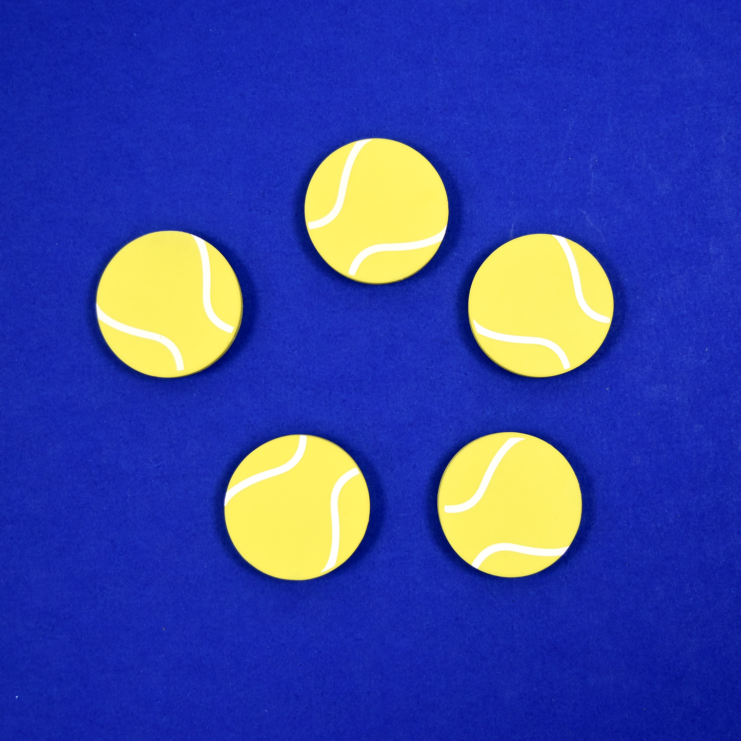 Tennis Ball Erasers (5-Pack)