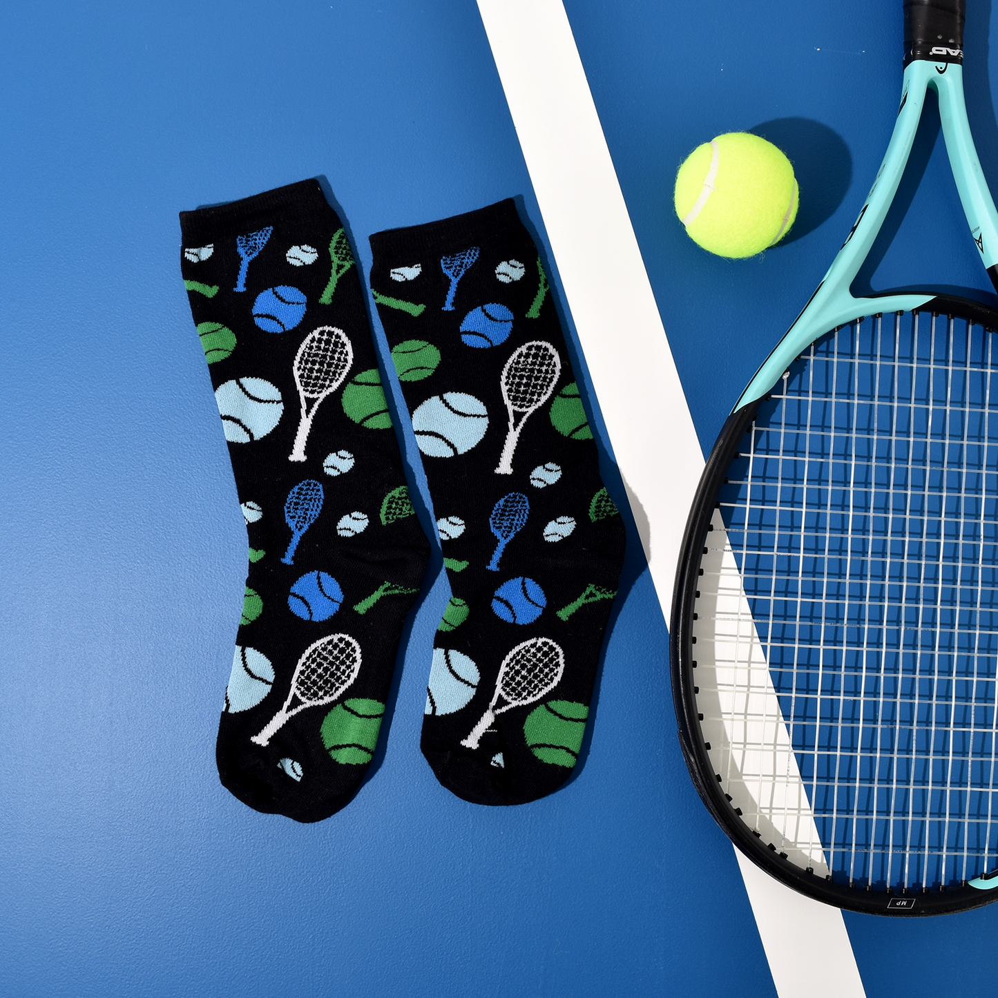 Men's Tennis Dress Socks - Black