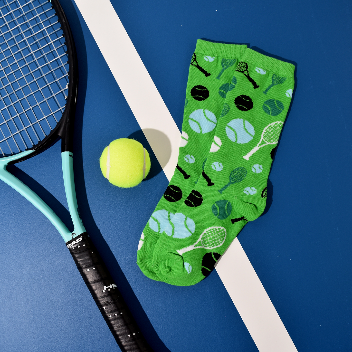 Men's Tennis Dress Socks - Green