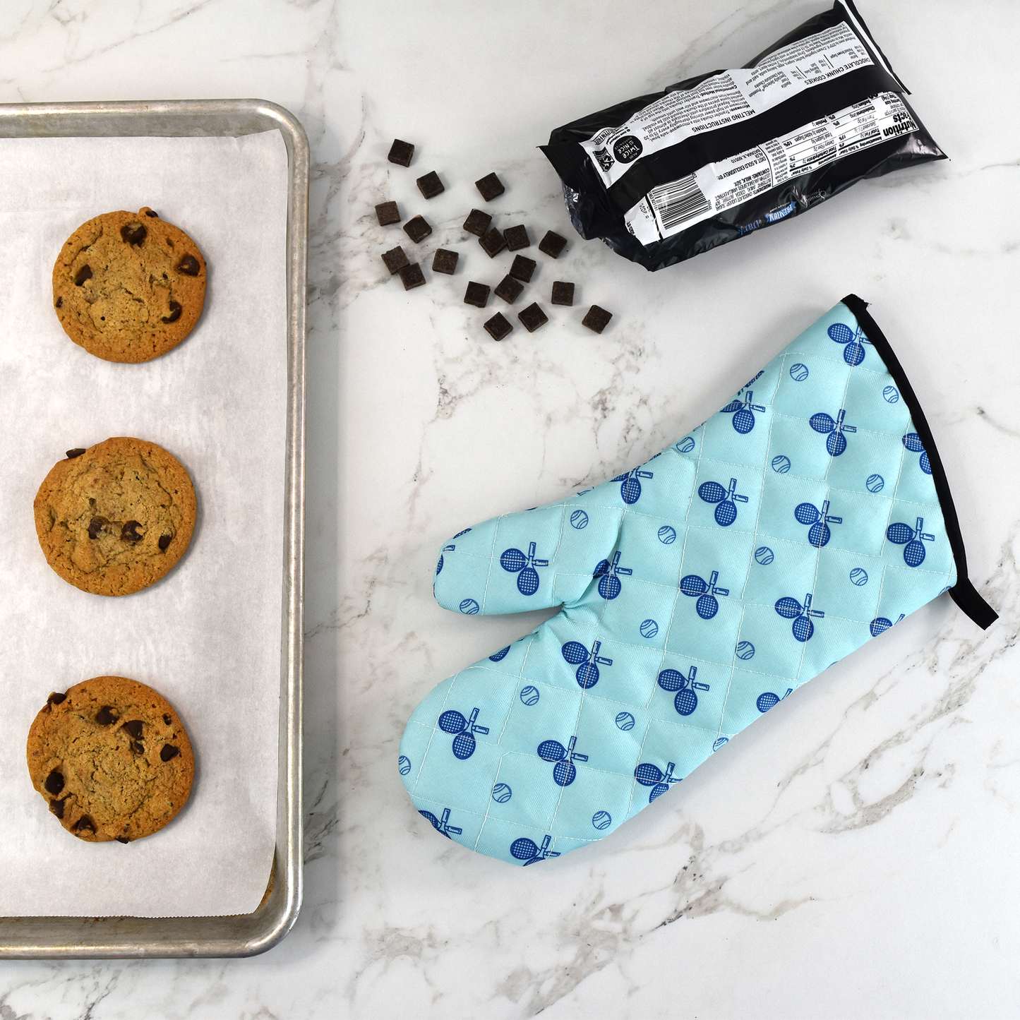 Tennis Lover's Kitchen Gift Set — Clear Skies Blue