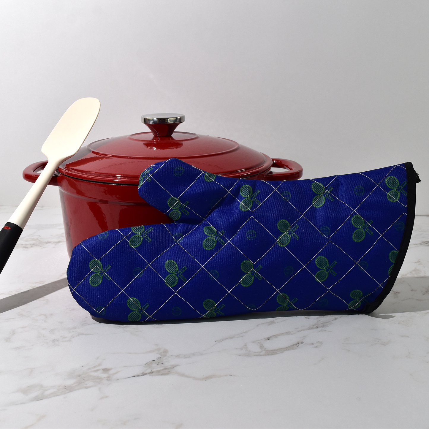 Tennis Oven Mitt - Night Match Blue