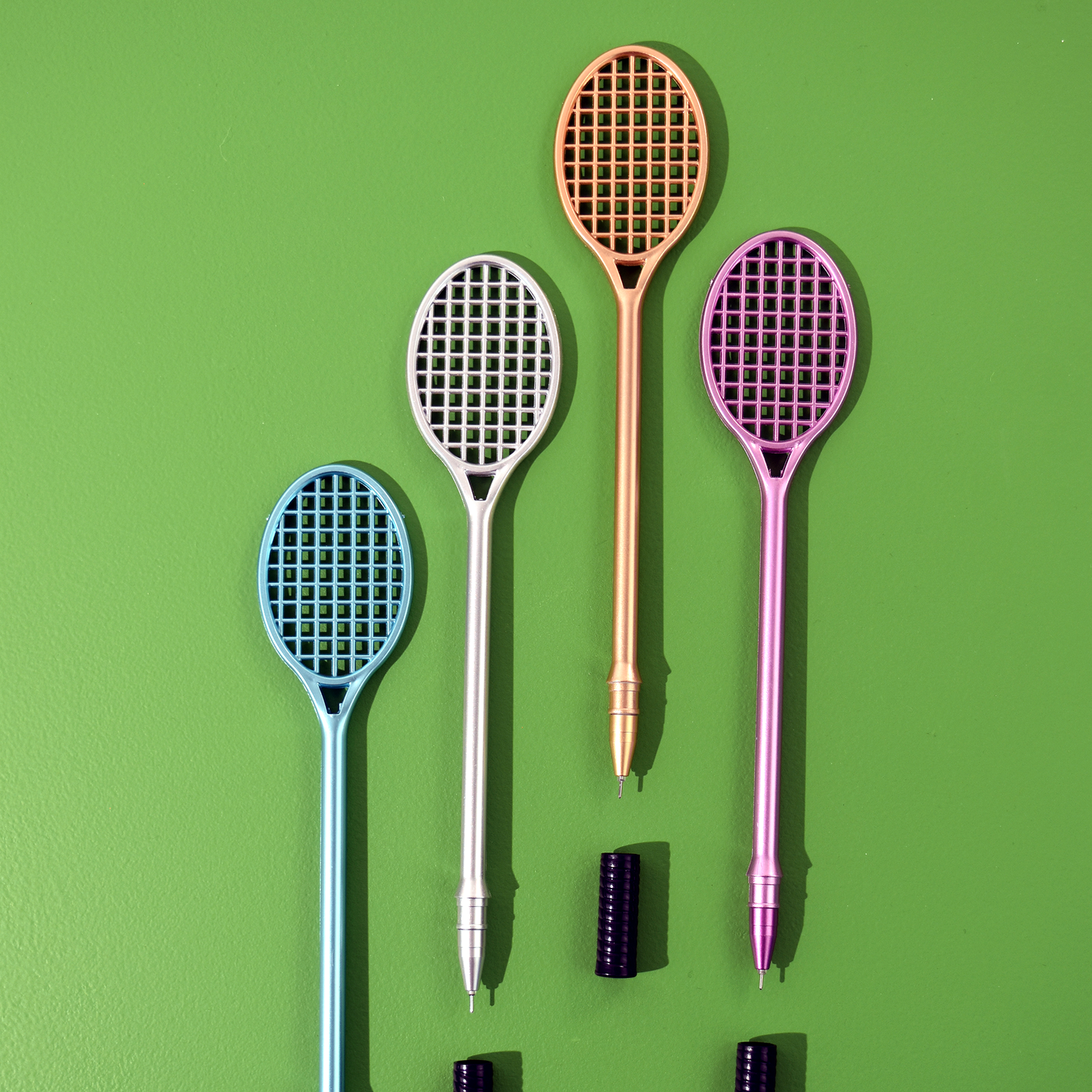 Tennis Racquet Pens (4-Pack)