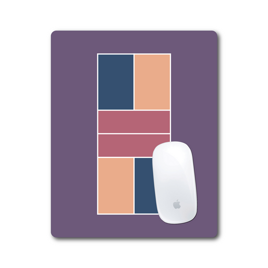 Pickleball Court Mouse Pad - Purple - Racquet Inc Tennis Gifts