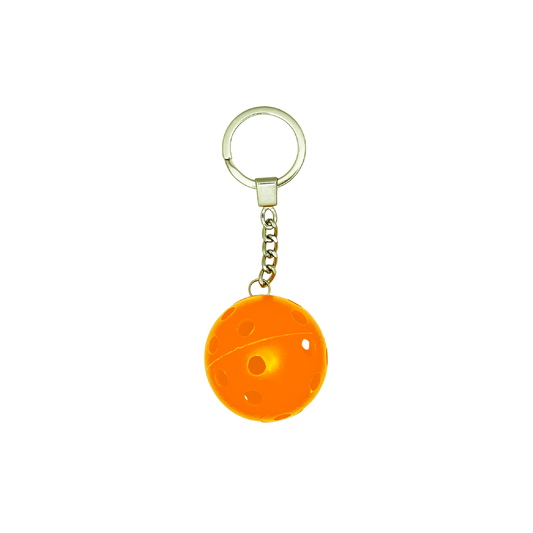 Products 3D Pickleball Keychain - Orange