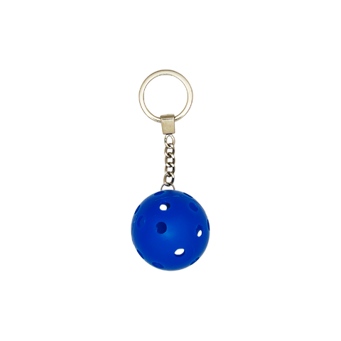 3D Pickleball Keychain - Blue