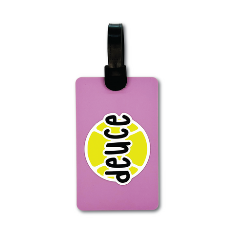 Tennis Bag Tag - Duece - Racquet Inc Tennis Gifts