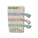 Pickleball Hair Ties (3 Pack) - Pickleball Gifts - Racquet Inc Tennis Gifts