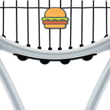 Burger Cheeseburger Hamburger Tennis Racquet Dampener Racquet Inc Tennis Gifts