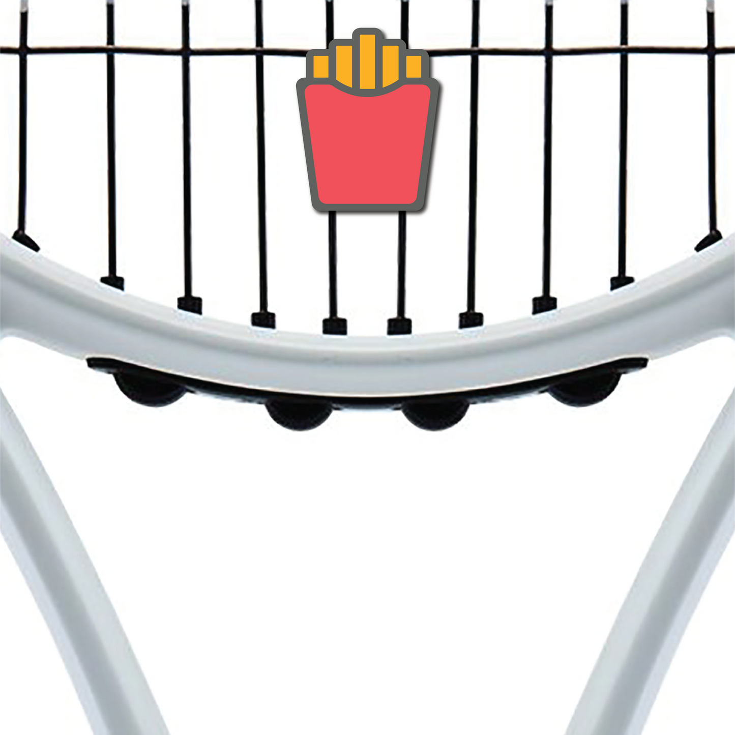 French Fries French Fry Tennis Racquet Dampener Racquet Inc Tennis Gifts