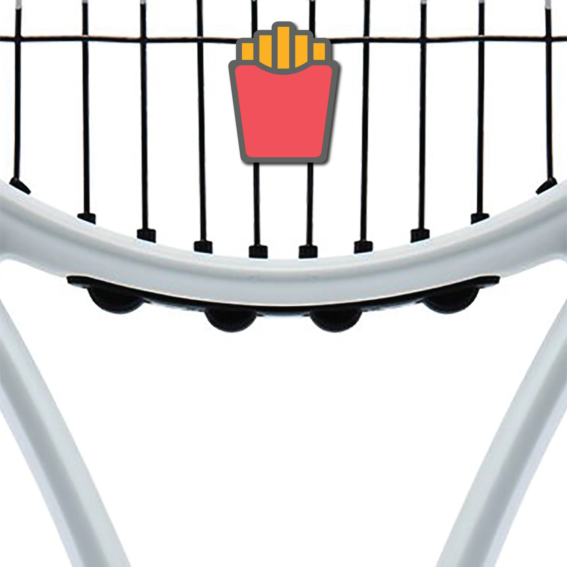 French Fries French Fry Tennis Racquet Dampener Racquet Inc Tennis Gifts