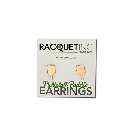 Products Pickleball Paddle Earrings - Rose Gold
