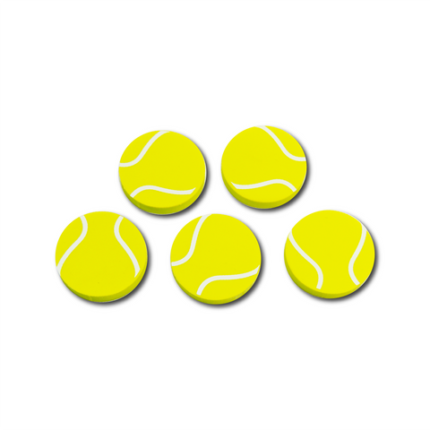 Tennis Ball Erasers (5-Pack) - Racquet Inc Tennis Gifts