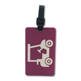 Magenta Golf Cart Bag Tag Racquet Inc Tennis Gifts
