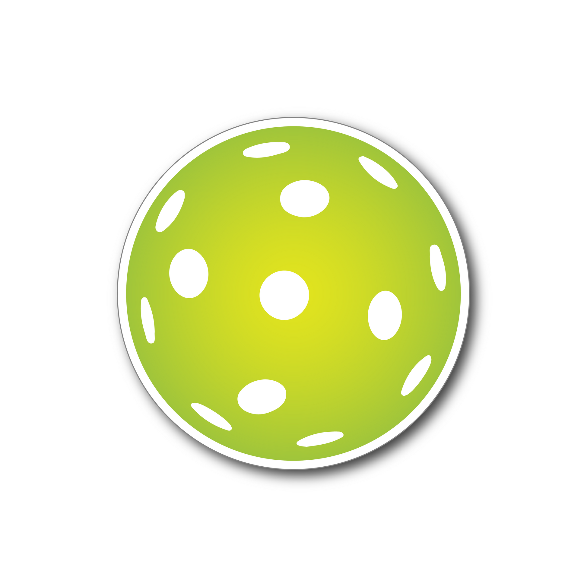 Pickleball Magnet - Green - Racquet Inc Tennis Gifts